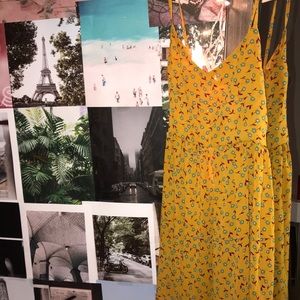 Floral yellow dress!!